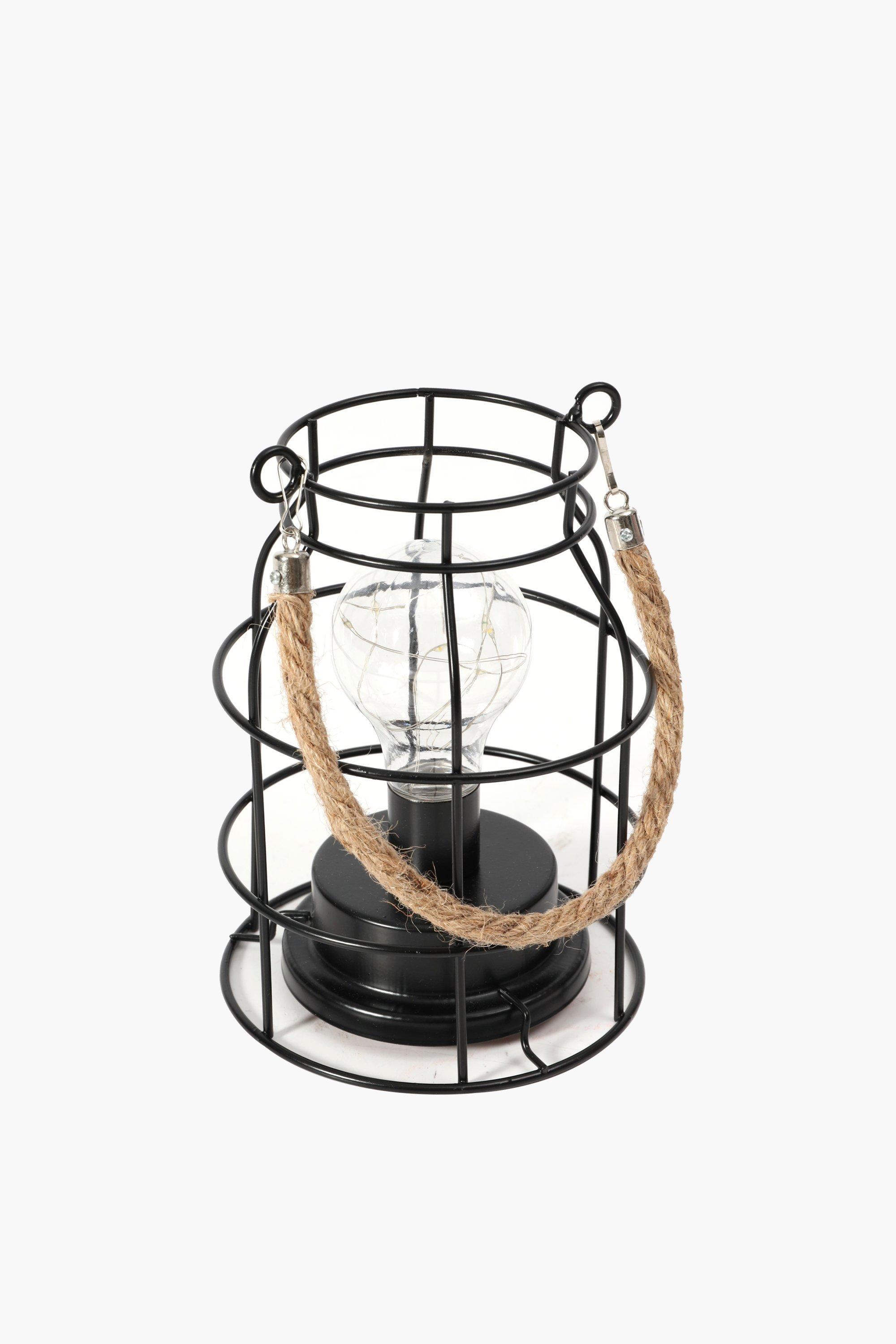 Metal Roped Led Lamp