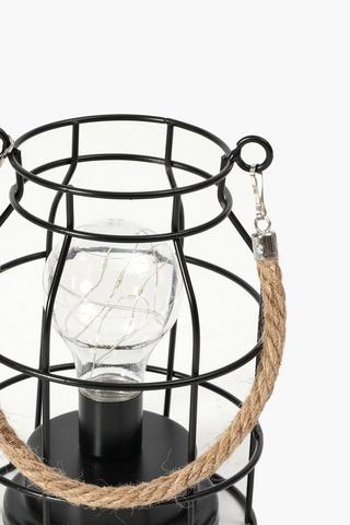 Metal Roped Led Lamp