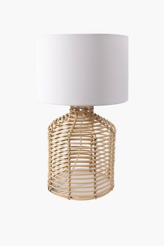 Woven Base Lamp Set
