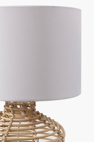 Woven Base Lamp Set