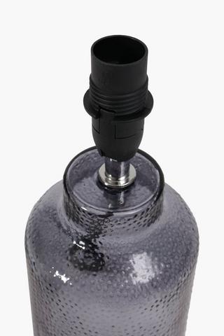 Dimple Glass Lamp Set