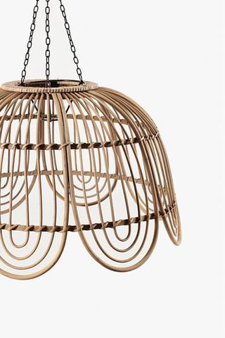 Bamboo Hanging Shade Pendant Large