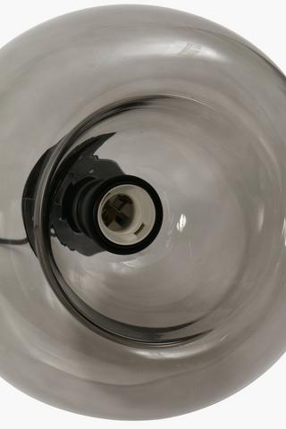 Smokey Dome Hanging Pendant