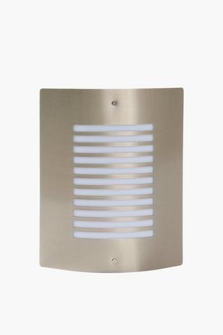 Chrome Outdoor Wall Lamp 23x29cm