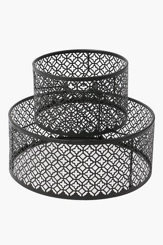 Geo Tiered Chandelier, 20x25cm
