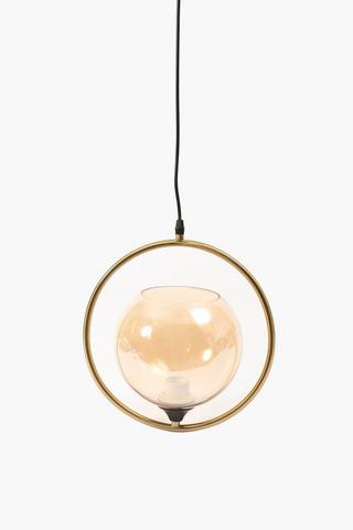Glass Ring Hanging Pendant