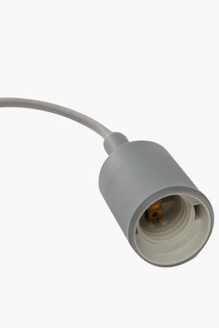 Silicone Ceiling Cap And Cord Pendant