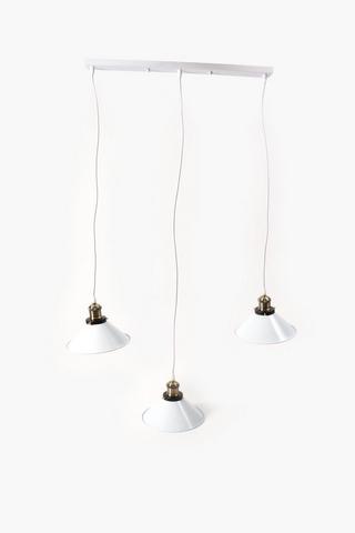 3 Cone Metal Hanging Pendant