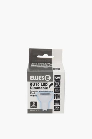 Led Gu10 Dimmable Lamp, Cool White 5w