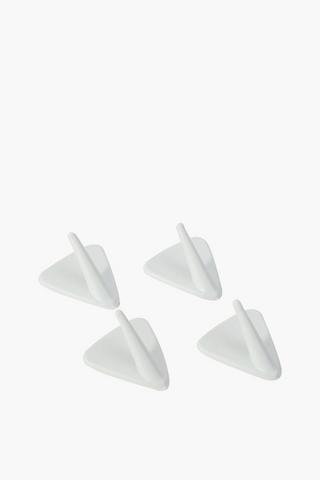 4 Pack Adhesive Hooks