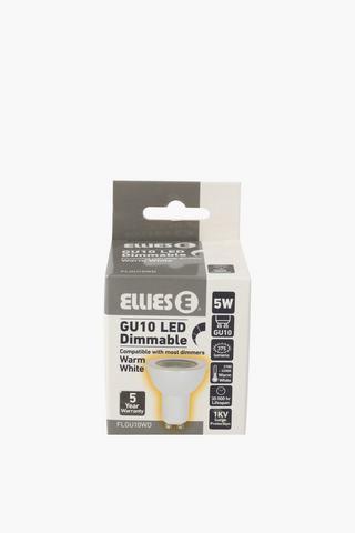 Led Gu10 Dimmable Lamp, Warm White 5w