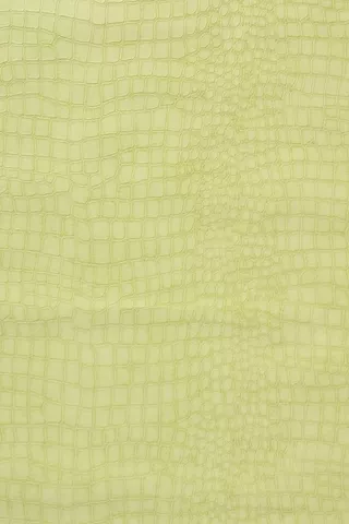 Easy Peel Crocodile Lime Wallpaper, 10mx53cm