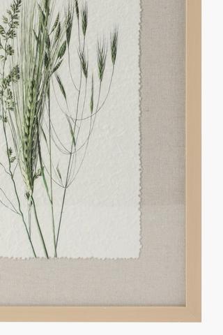 Framed Delicate Leaf Wall Art