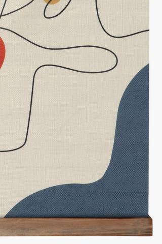 Abstract Lady Hanging Wall Art