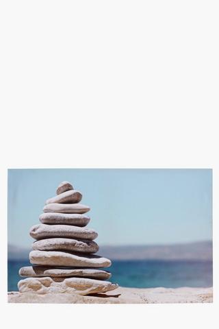 Zen Rocks Canvas Wall Art, 40x60cm