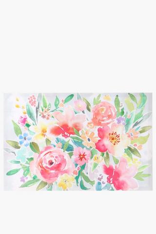 Floral Brights Canvas Wall Art 40x60cm