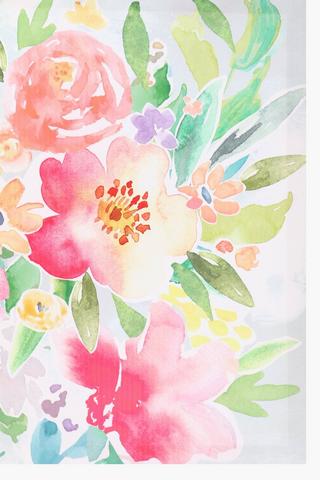 Floral Brights Canvas Wall Art 40x60cm