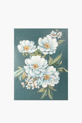 Willow Floral Canvas Wall Art 90x120cm