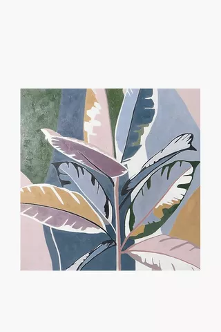 Acacia Leaf Canvas, 100x100cm