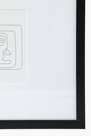 Modernist Framed Wall Art 30cm