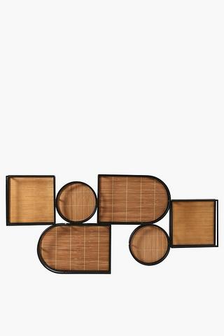 Bamboo Dimensional Wall Art, 88x90cm