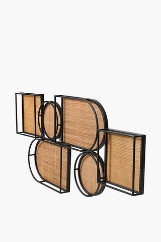 Bamboo Dimensional Wall Art, 88x90cm