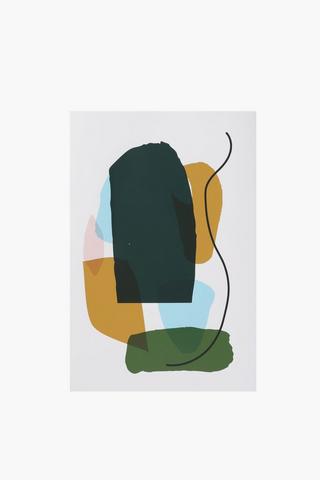 Abstract Geo Poster, 30x40cm