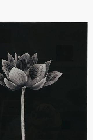 Glass Japanese Flower, 60x60cm
