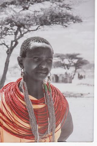 Printed Tribal Girls Wall Art, 60x90cm