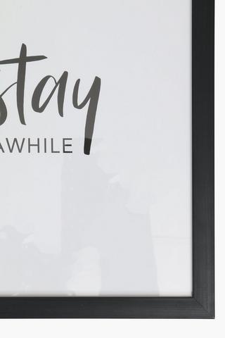 3 Piece Script Framed Wall Art