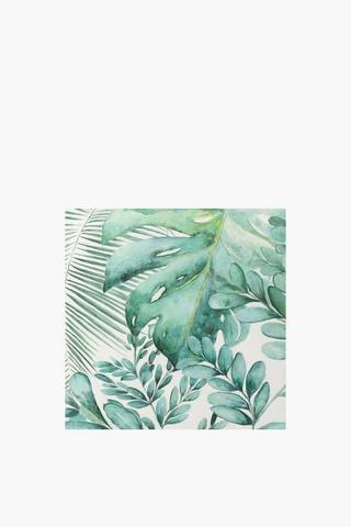 Tropical Leaf Canvas, 60x60cm