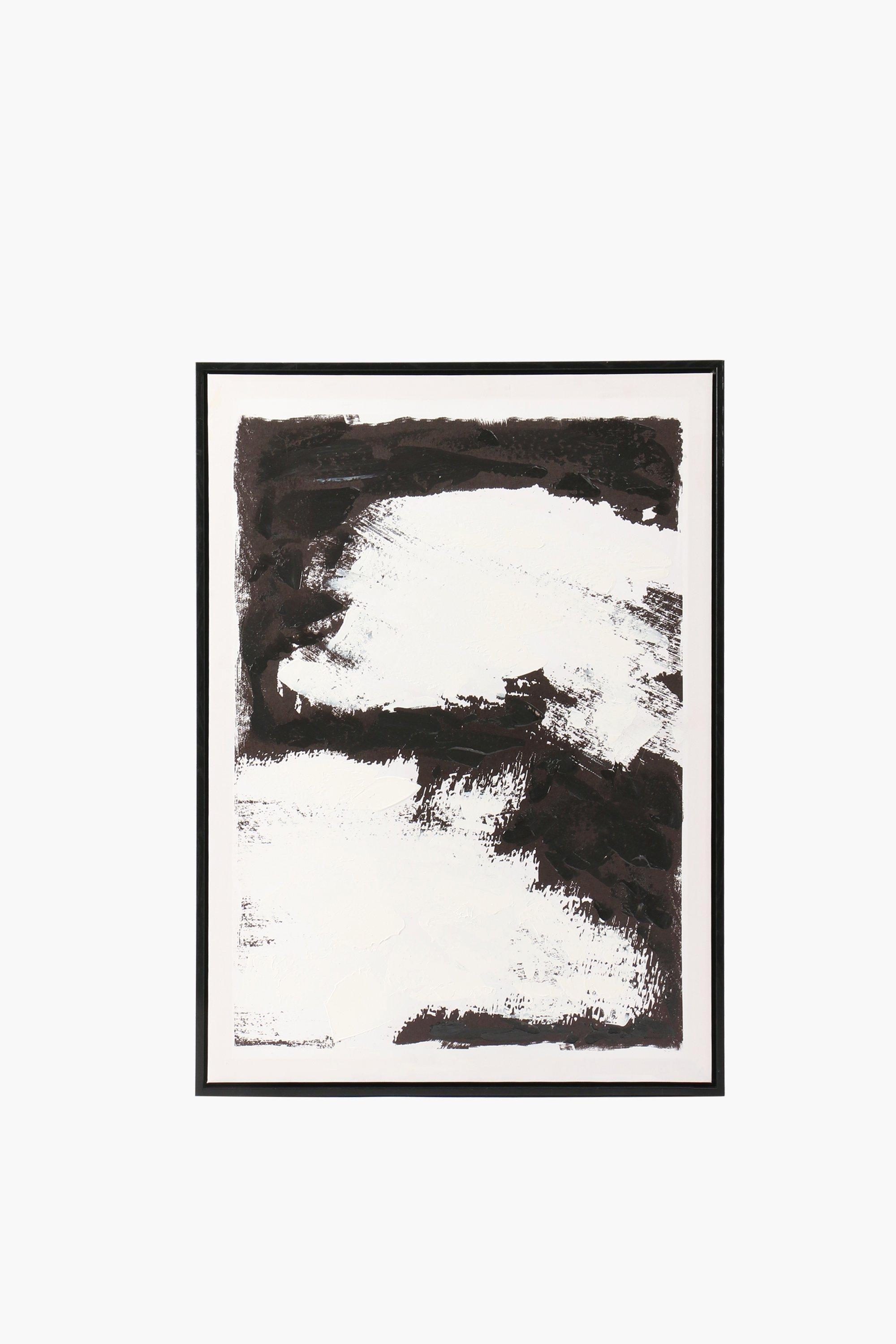 Framed Embossed Abstract Canvas 50x70cm