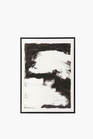 Framed Embossed Abstract Canvas 50x70cm