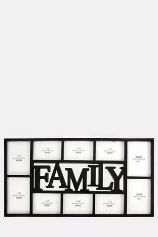 10 Picture Family Photo Frame