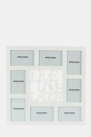 Live, Laugh, Love Multi Photo Frame 8 Picture