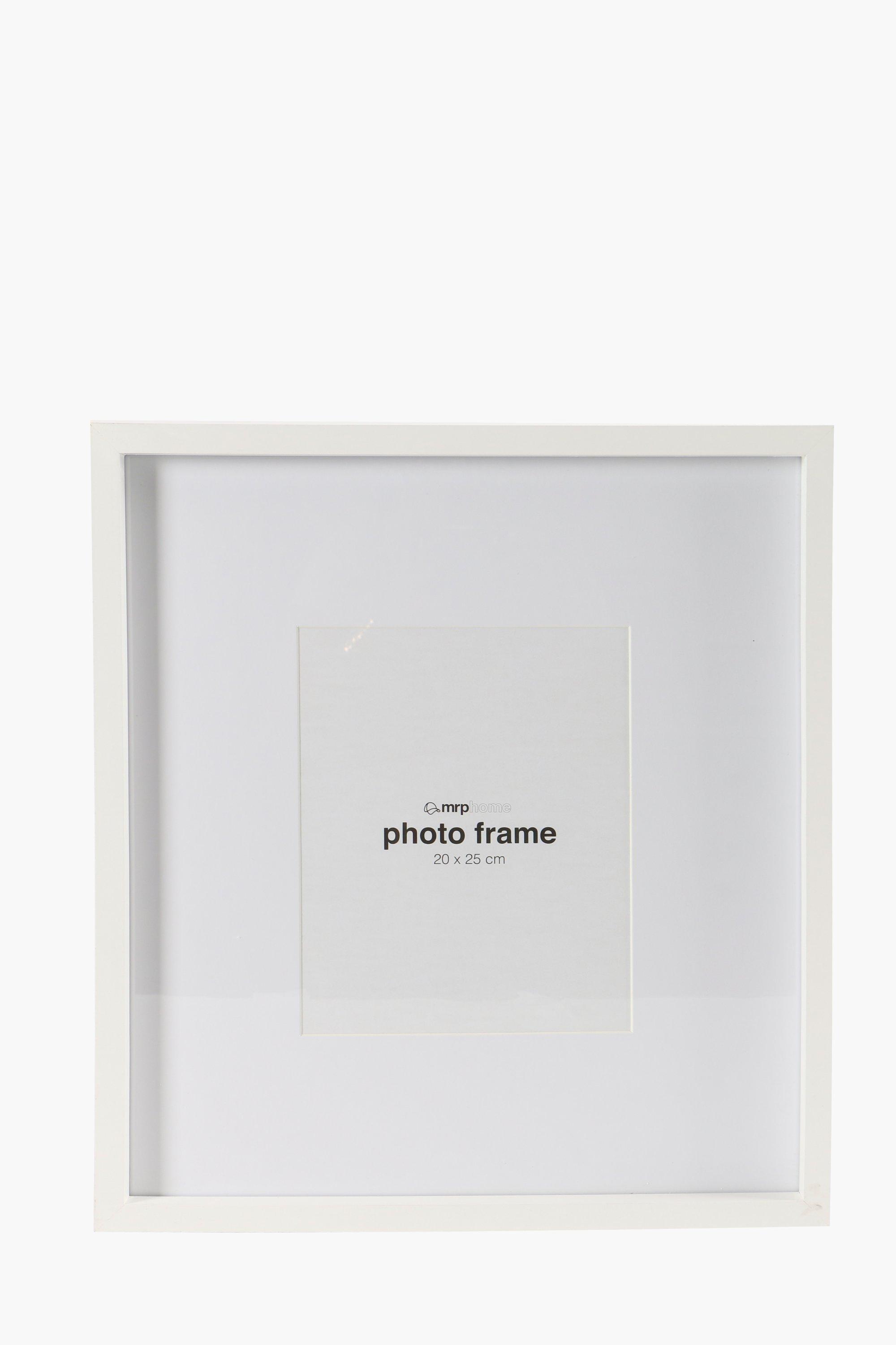 Gallery Wide Matt Board Photo Frame, 20x25cm