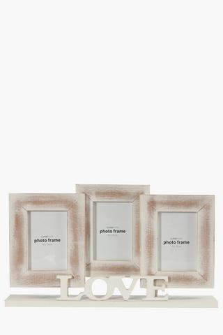 3 Picture Multi Heart Frame