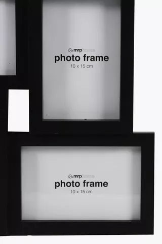 Staggered 6 Picture Multi Photo Frame
