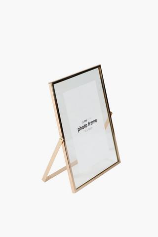 Floating Photo Frame with Metal Stand