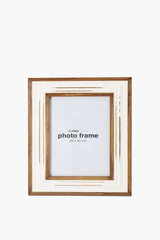 Two Tone Distressed Frame, 20x30cm