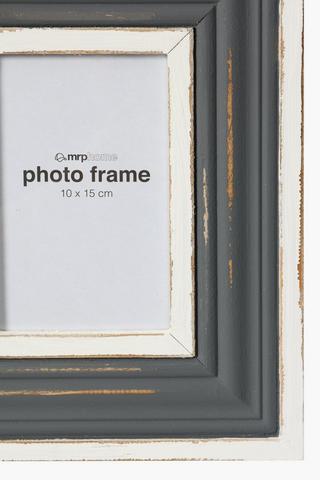 Two Tone Distressed Frame, 10x15cm