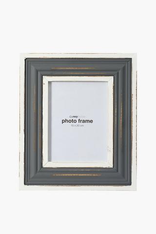 Two Tone Distressed Frame, 15x20cm