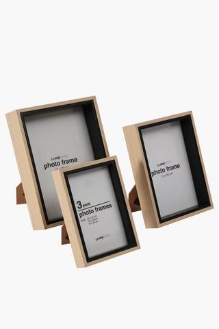 3 Pack Wooden Frame Set