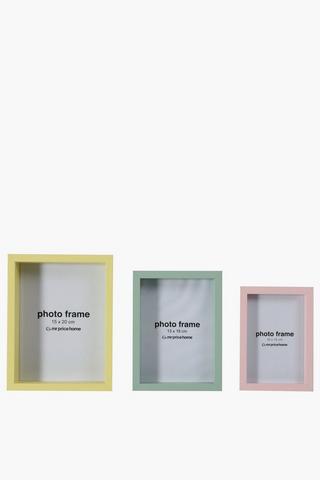 3 Pack Pastel Frame Set