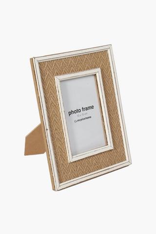 Chevron Woven Frame 10x15cm