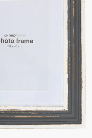 Two Tone Distressed Frame, 30x40cm
