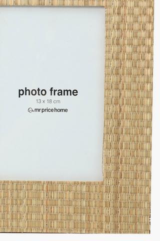 Rustic Rattan Frame, 13x18cm
