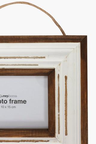 Two Tone Distressed Hanging Frame Set