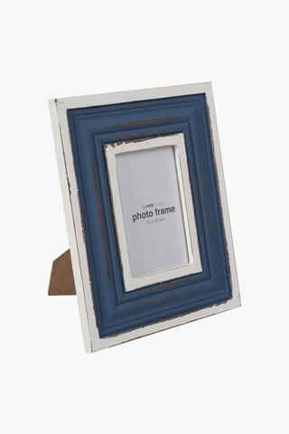 Two Tone Distressed Frame, 10x15cm