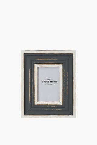 Two Tone Distressed Frame, 10x15cm